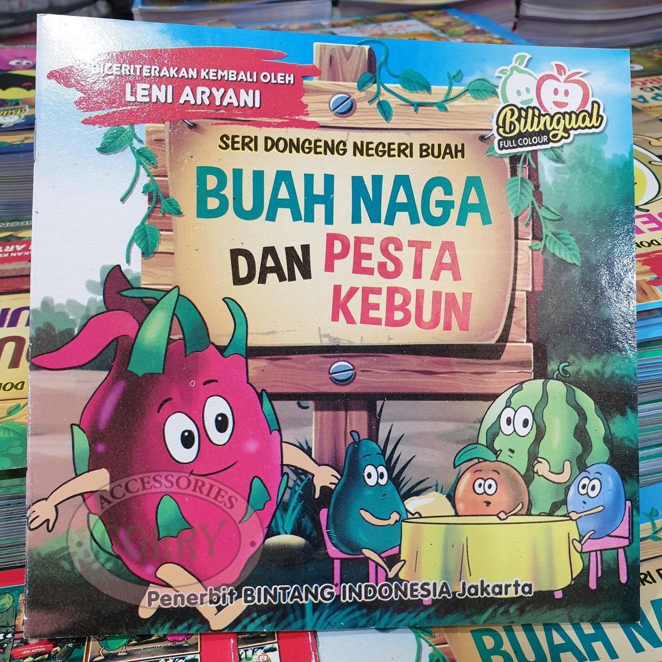 Buku Cerita Anak Seri Dongeng Negeri Buah Naga Pesta Kebun Inggris Indonesia Berwarna Bilingual - Main view
