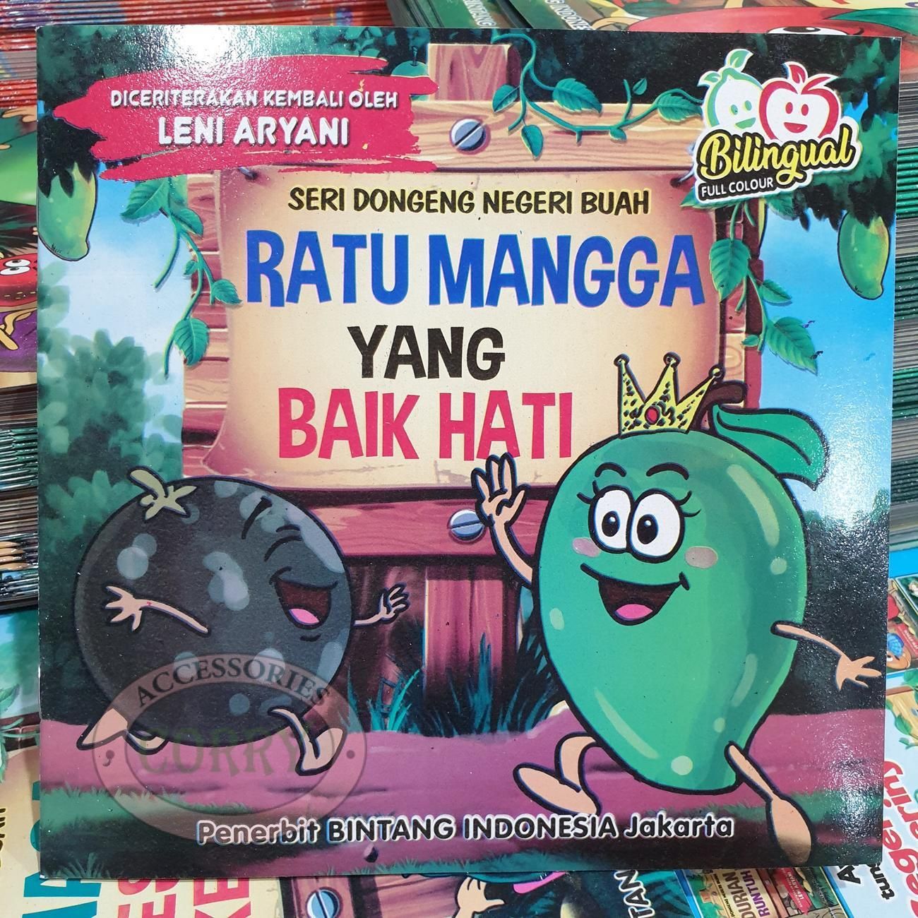 Buku Cerita Anak Seri Dongeng Negeri Buah Ratu Mangga Inggris Indonesia Berwarna Bilingual - Main view