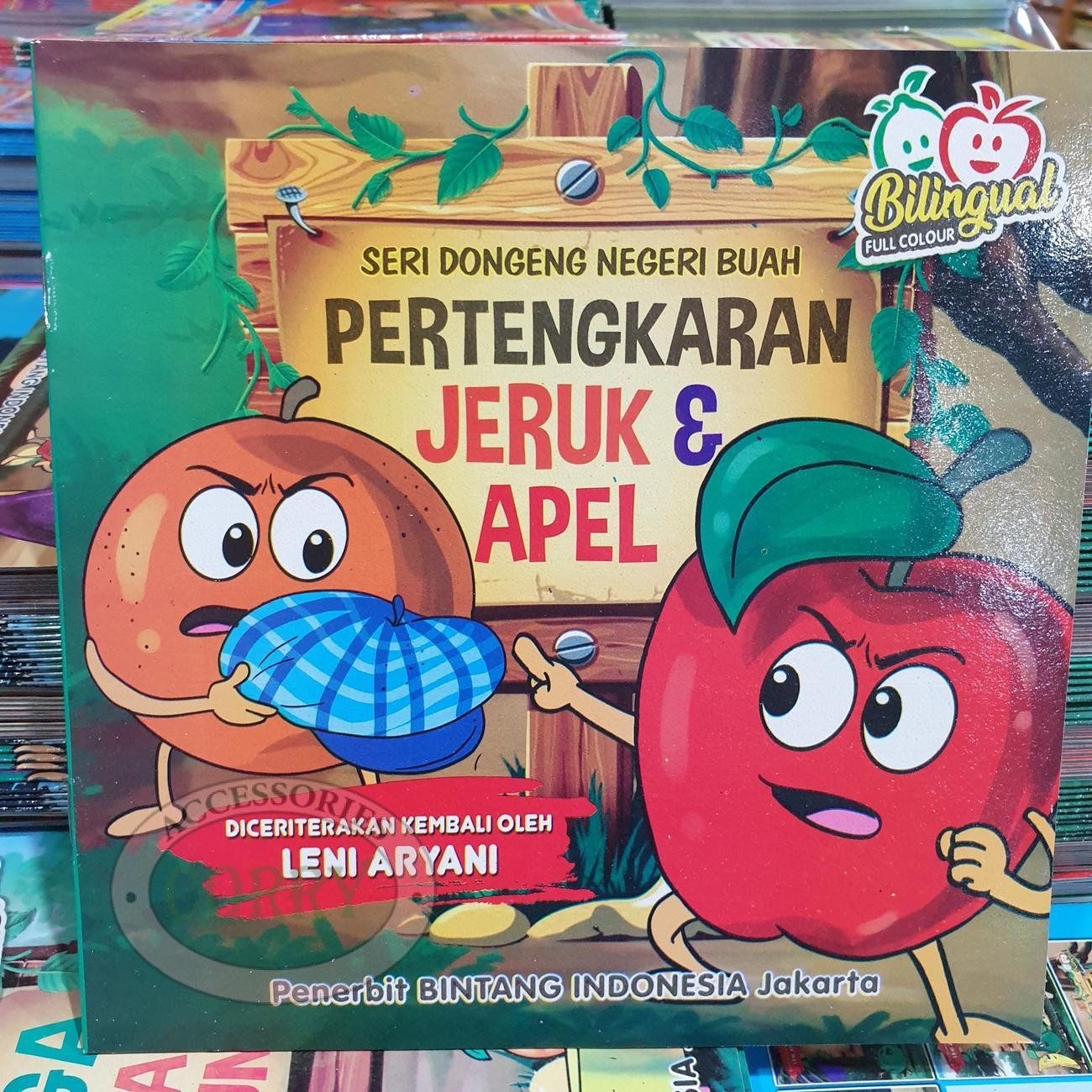 Buku Cerita Anak Seri Dongeng Negeri Buah Jeruk Apel Inggris Indonesia Berwarna Bilingual - Main view