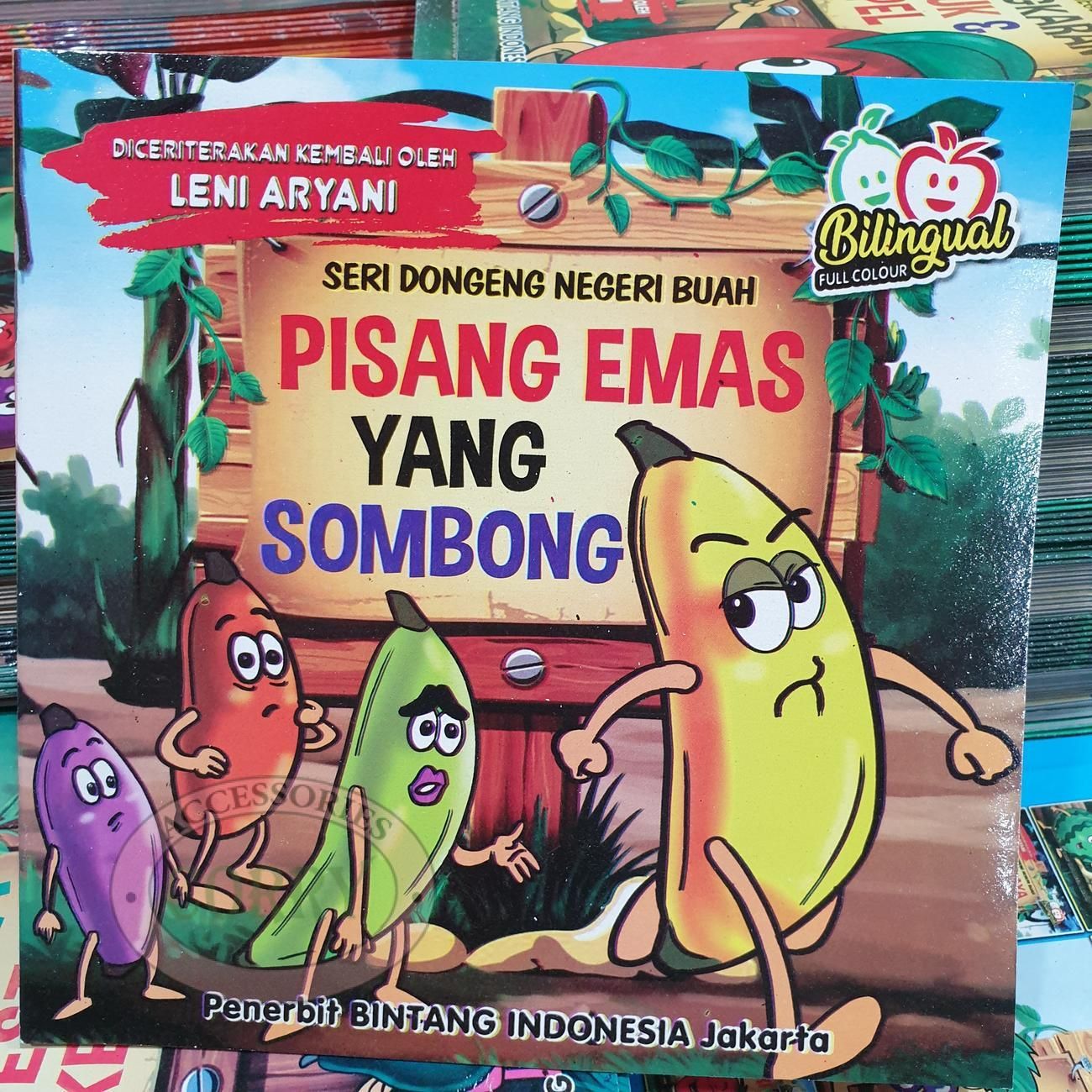 Buku Cerita Anak Seri Dongeng Negeri Buah Pisang Inggris Indonesia Berwarna Bilingual - Main view
