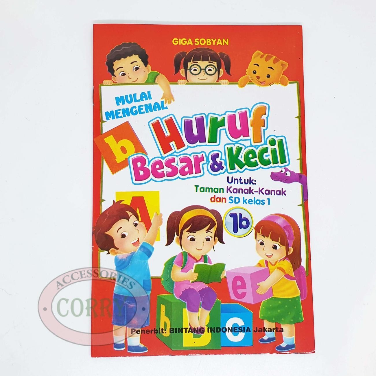 Buku Belajar Anak Mengenal Huruf Besar Kecil Kata 1B Edukasi Murah - Main view