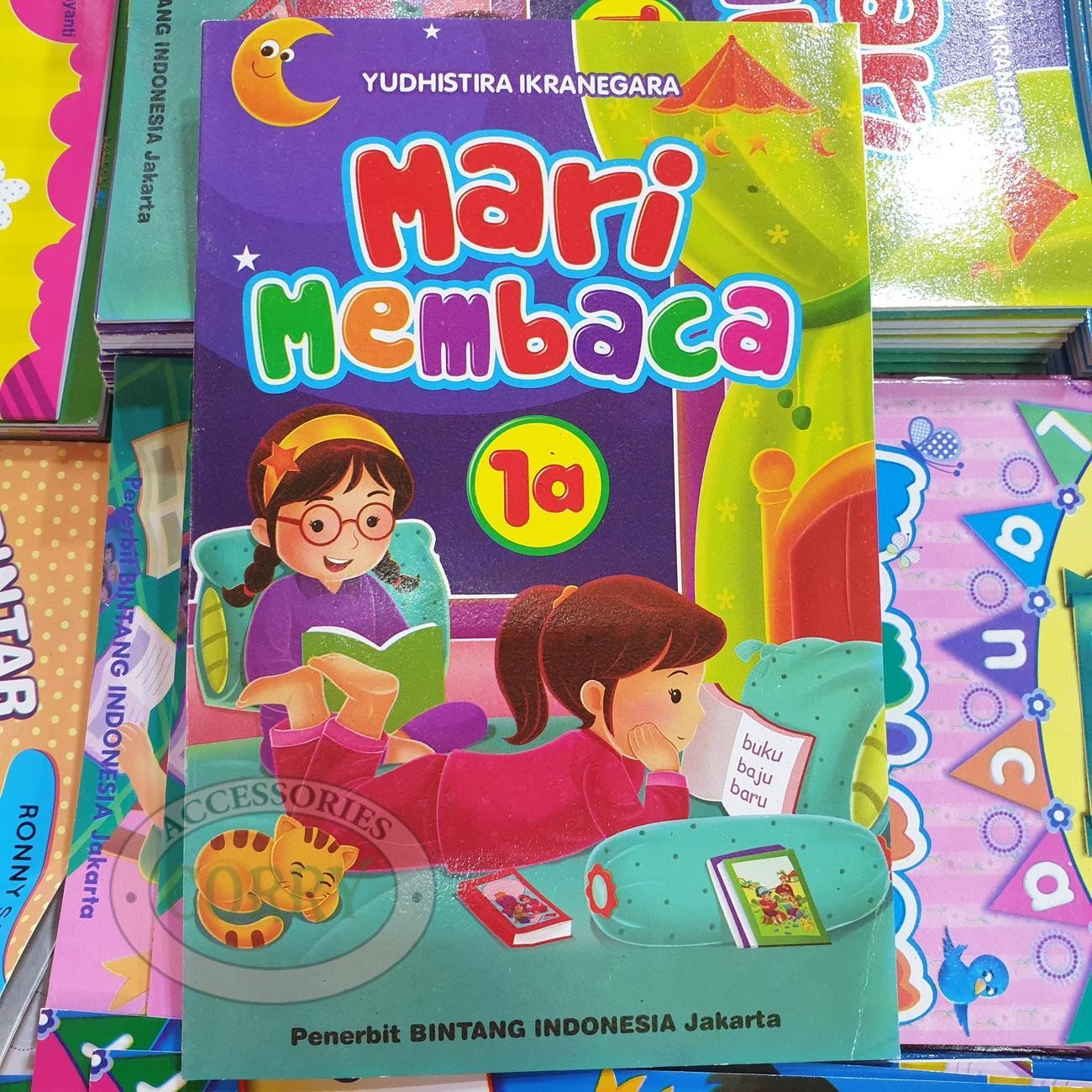 Buku Belajar Anak Mari Membaca Untuk TK Dan SD 1A Kata Huruf Vokal Murah - Main view