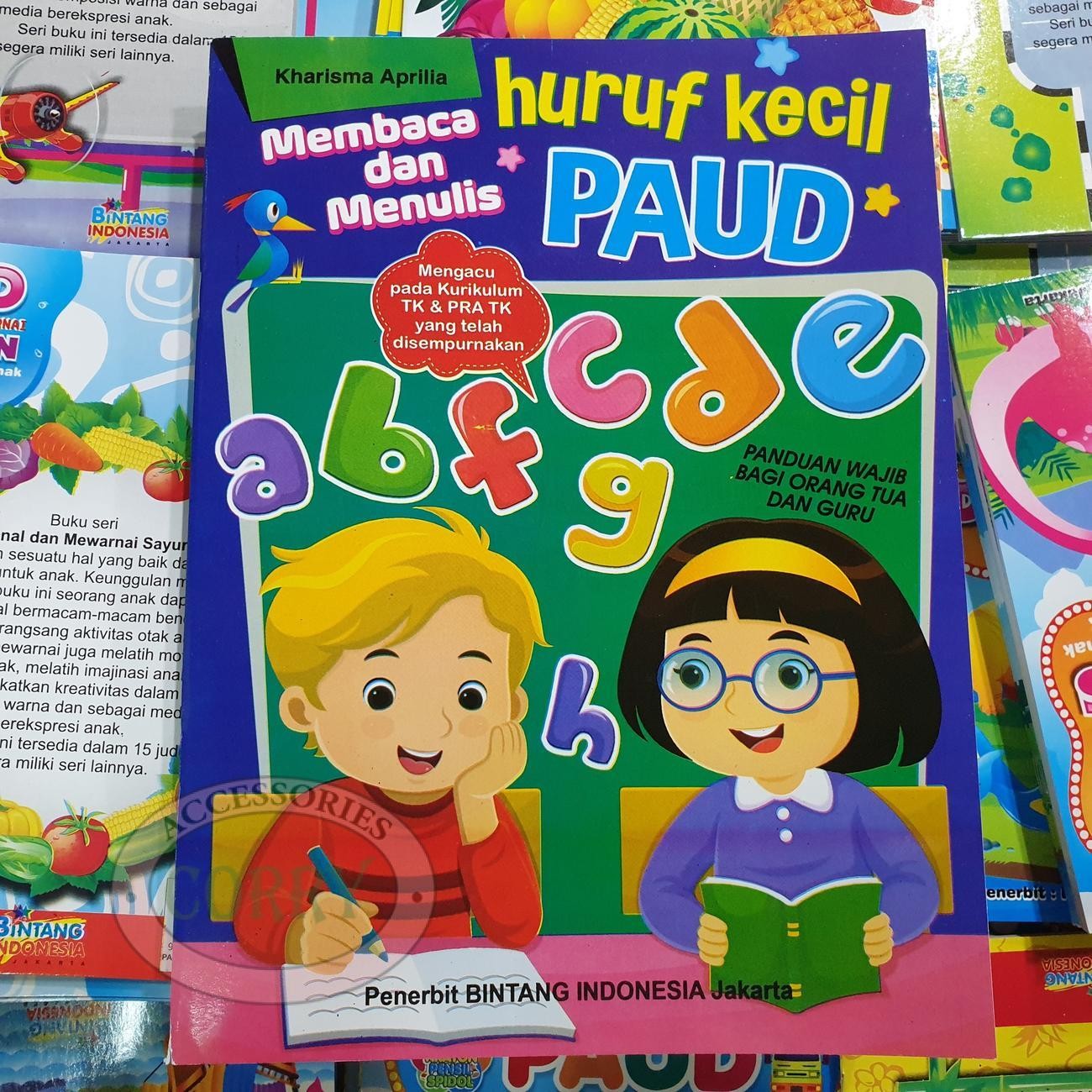 Buku Anak Belajar Membaca Menulis Huruf Kecil Pra TK PAUD Edukasi Murah - Main view