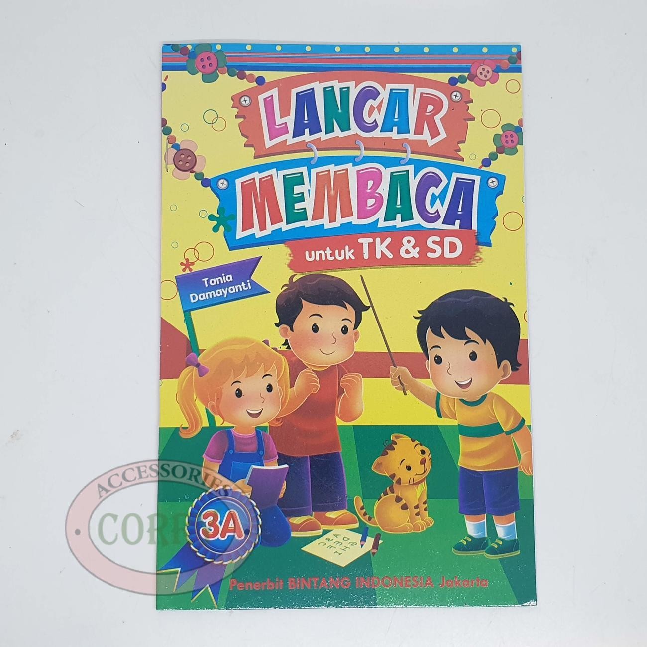 Buku Belajar Anak Lancar Membaca Cerita Gambar 3A TK SD Edukasi Murah - Main view