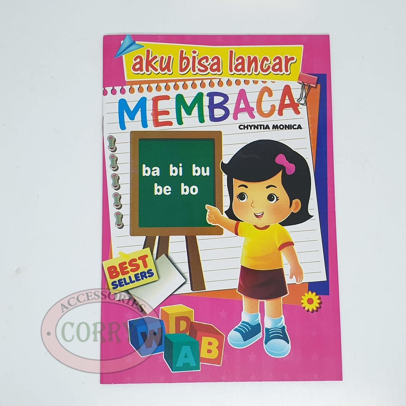 Buku Anak TK Lancar Membaca Kata Kalimat Color Book Edukasi - Main view