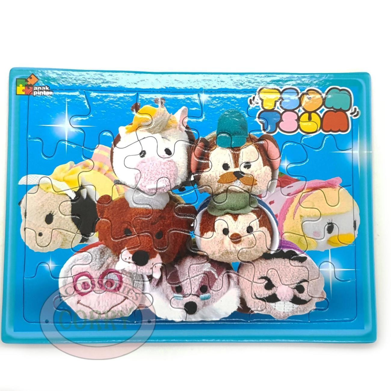 Mainan Anak Susun Puzzle Karton 18 X 25 Cm Boneka Tsum Tsum Edukasi Murah Jigsaw - Main view