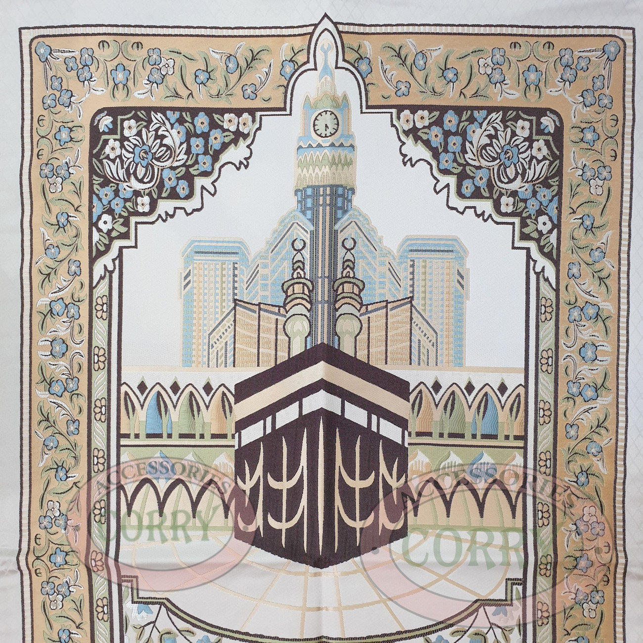 Sajadah Turki Original Kuning Krem Dewasa Kabah 120 X 67cm Premium - Main view