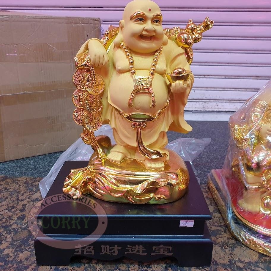 Patung Buddha Julaihut Emas Rejeki Kura - Kura 30 Cm Imlek Uang Rejeki Gold - Main view