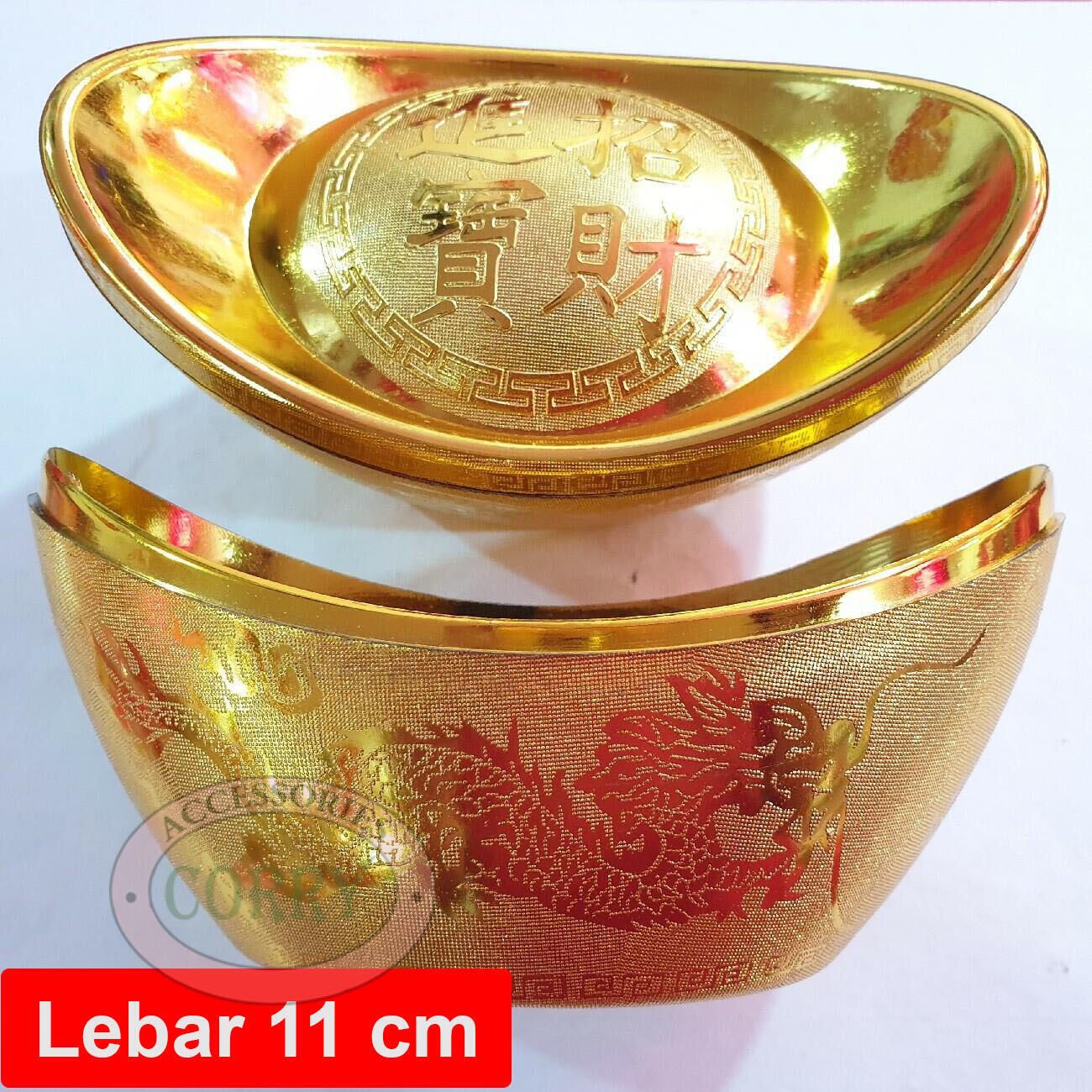 Tempat Permen Yenpao Sincia 11 Cm Emas Naga Burung Besar - Main view