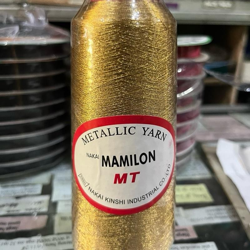 Benang Bordir Bahan Rayon Merk Mamilon - Emas Md R26 - Main view