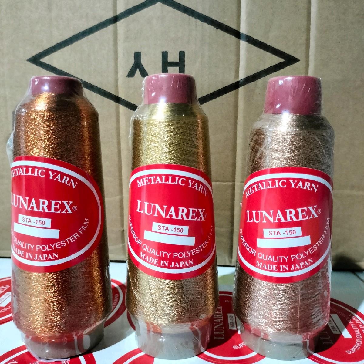Benang Bordir Metalik Polyester Lunarek Tembaga Muda Tua - Main view