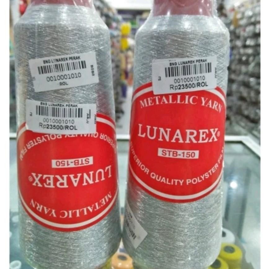 Benang Bordir Metalik Polyester Paradise Lunarex Perak Silver - Main view