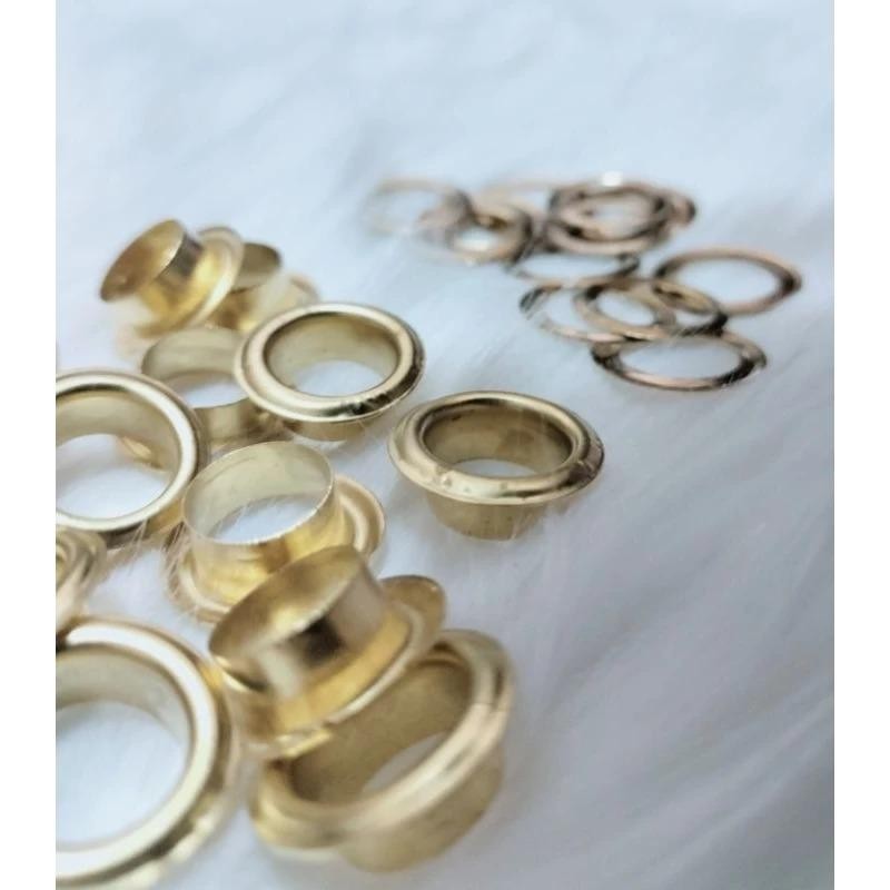 Mata Ayam Ma 3017 1 Set + Ring, Mata Ayam Silver, Mata Ayam Emas 100 Pcs Gold / Silver - Main view