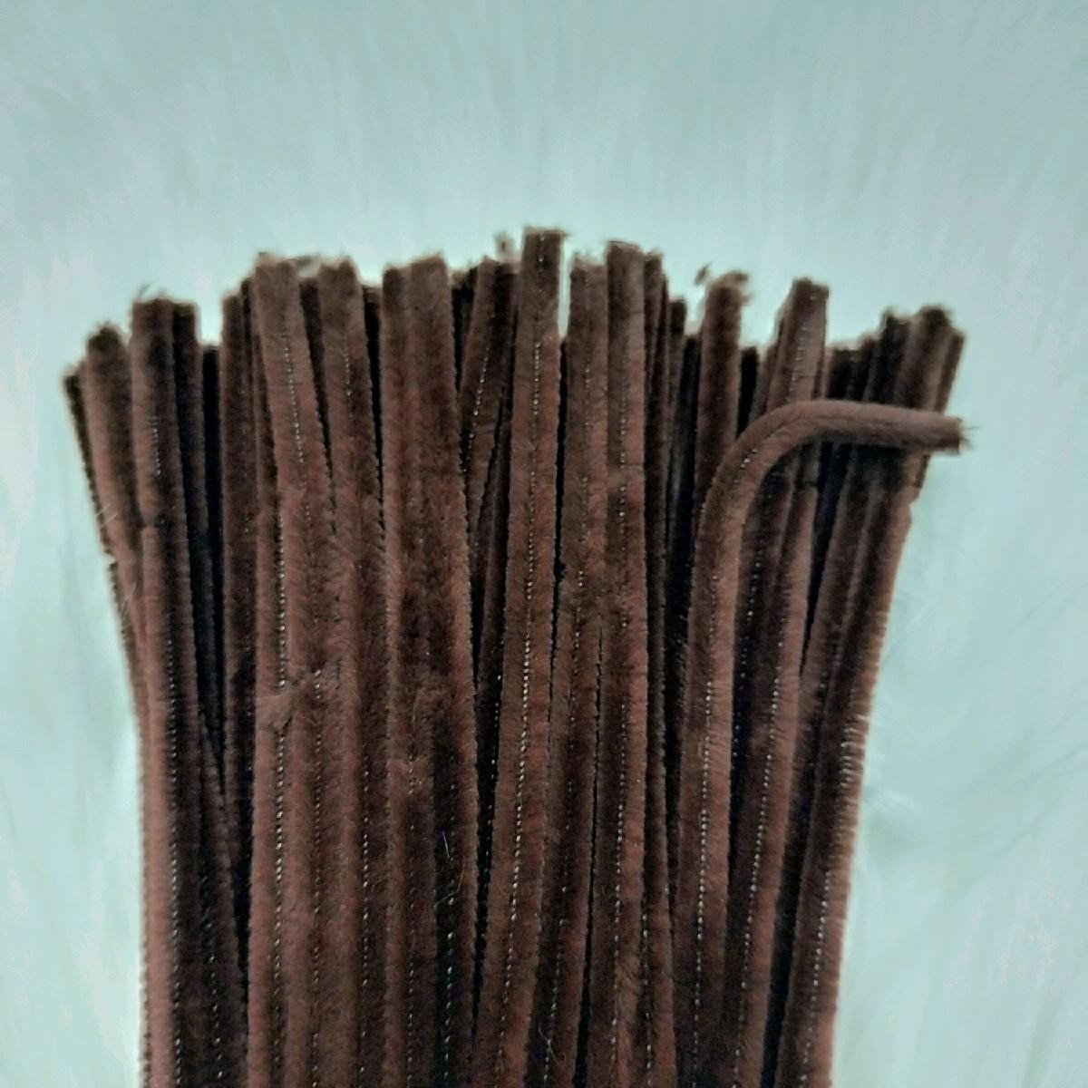 Kawat Bulu Kerajinan Tangan Mercy, Isi 95-100 pcs, Cocok untuk Bunga dan Kerajinan DIY - Hitam - Main view