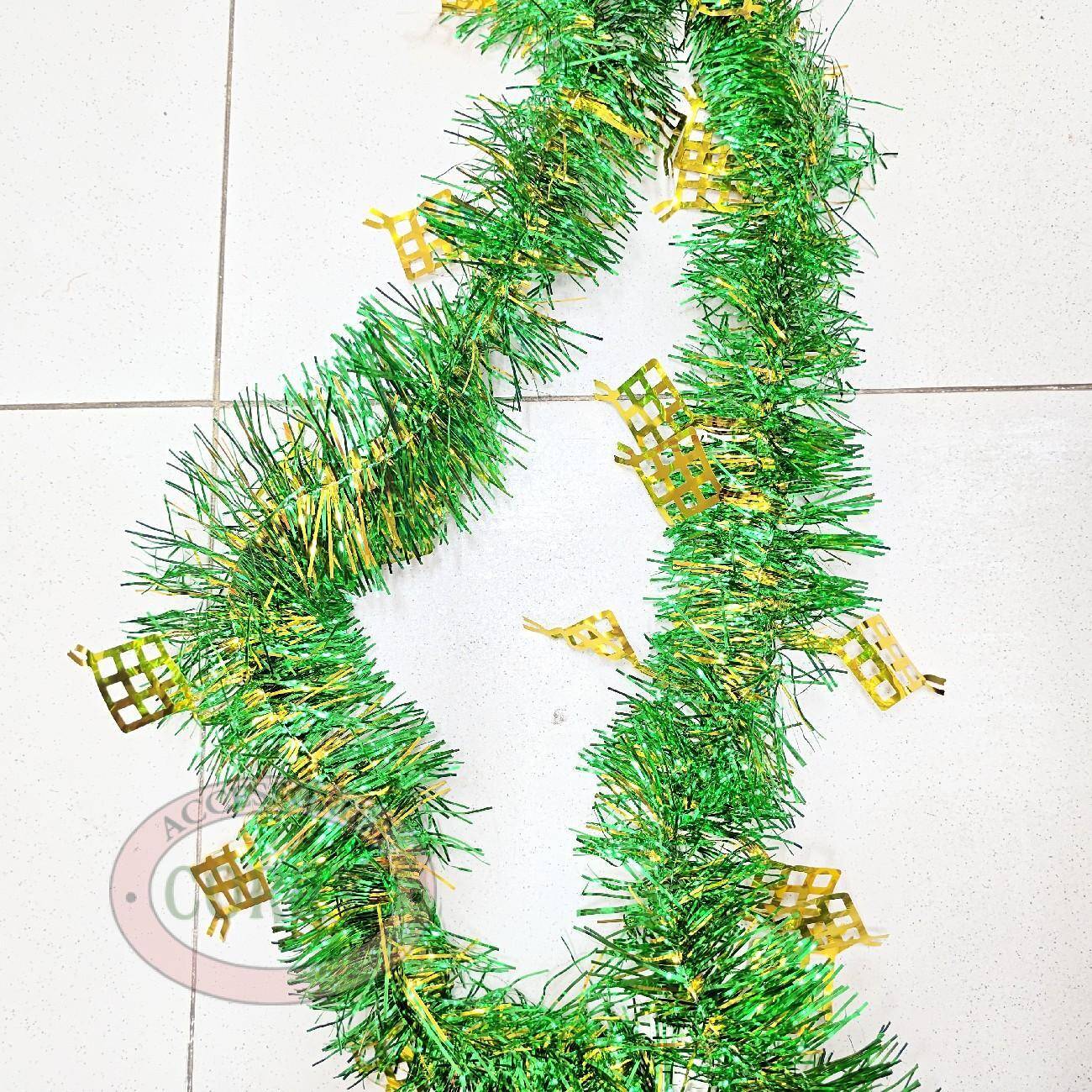 Slinger Garland Lebaran Idul Fitri Puasa Hari Raya Kuning Hijau 2 Meter 2m Best Seller - Main view