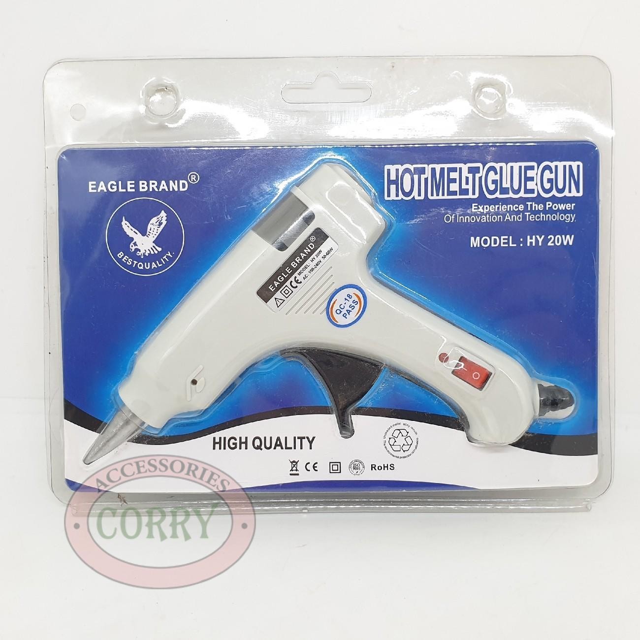 Alat Tembak Lem Panas Eagle Brand Kecil 20W Hot Glue Gun Diameter 7mm Lilin - Main view