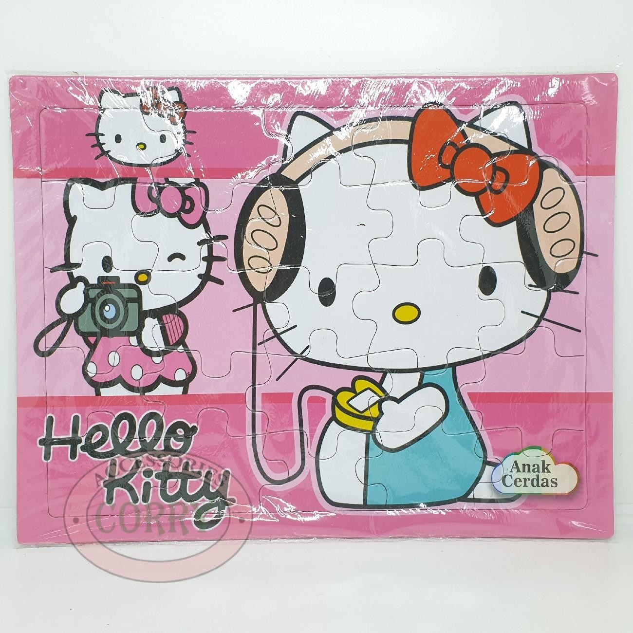 Mainan Anak Susun Puzzle Kucing Hello Karton Kitty 20 X 30 Cm Edukasi Murah Lucu - Main view
